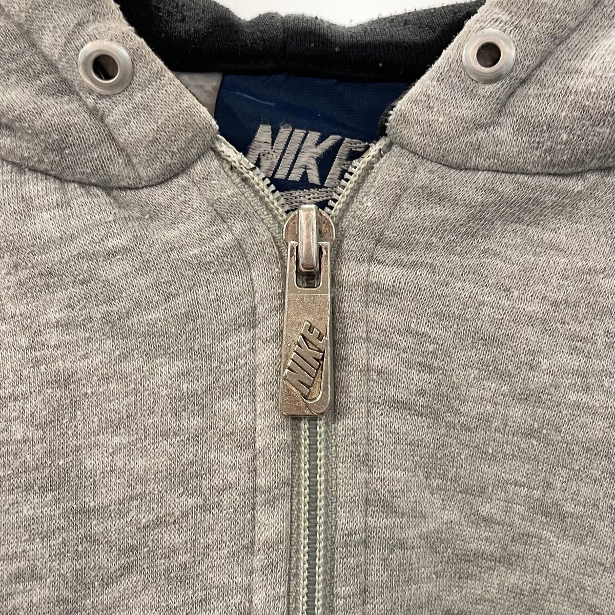 NIKE/ナイキ ジップフードスウェット 80年代 紺タグ (USED NIKE/ナイキ ジップフードスウェット 80年代 紺タグ (USED