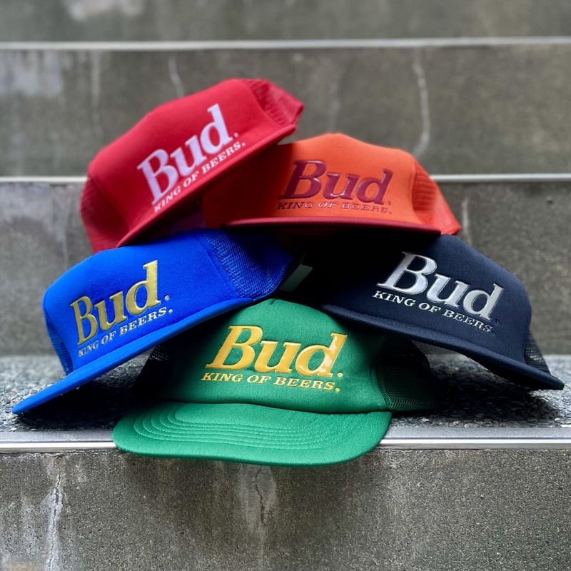 BUD/バドウェイザー メッシュトラッカーキャップ 00年前後 BUD/バドウェイザー メッシュトラッカーキャップ 00年前後