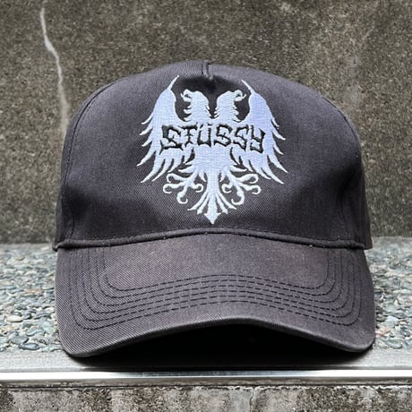 OLD STUSSY オールド ステューシー クラウン キャップ USA 少な目 黒