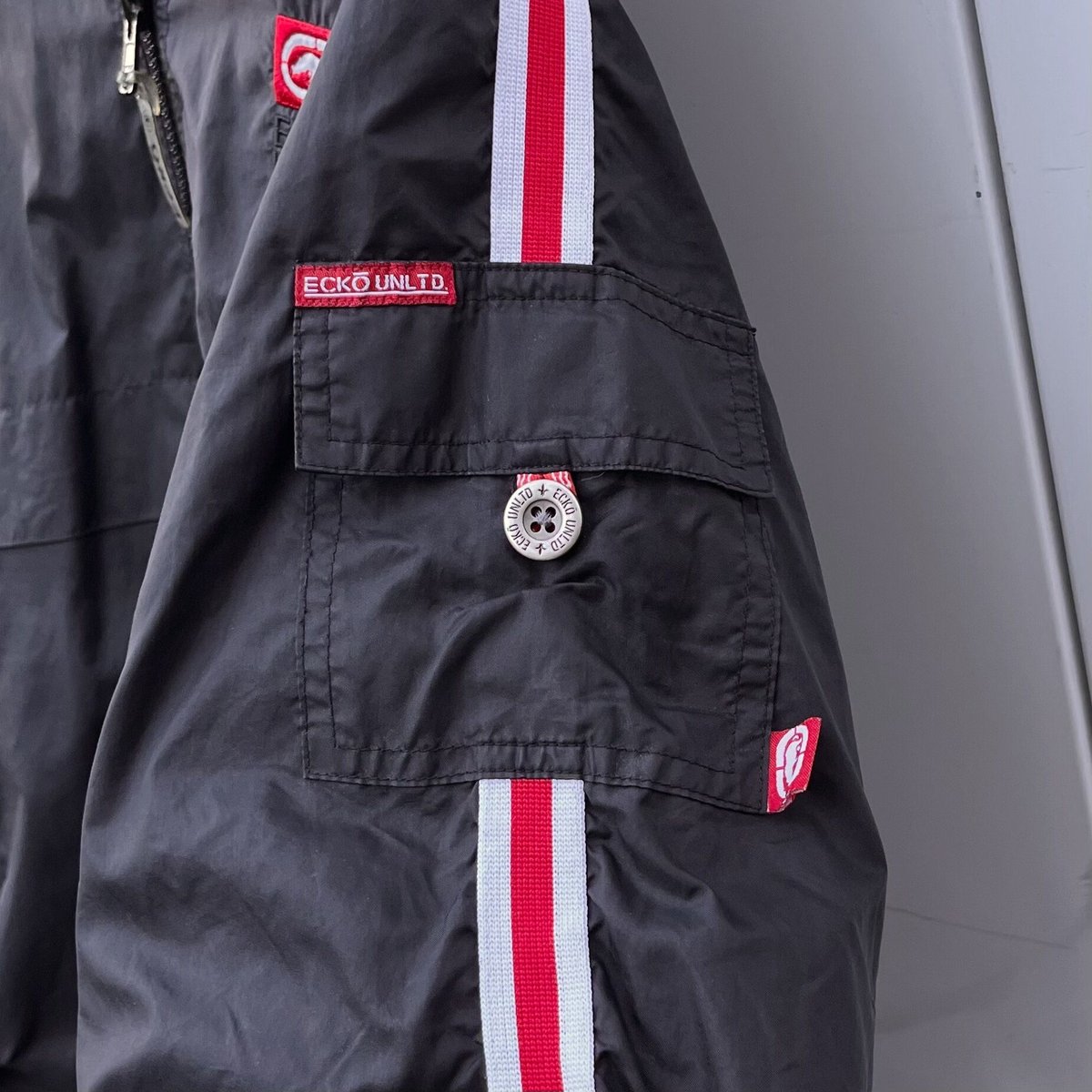 ECKO UNLTD/エコーアンリミテッド ナイロンフードジャケット 90年代