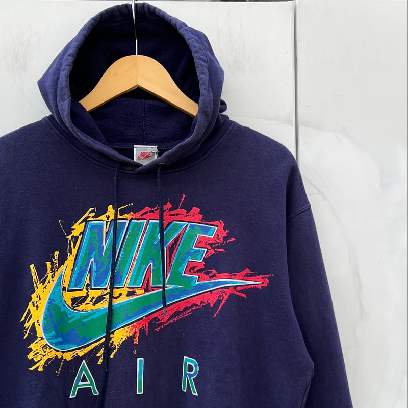 NIKE/ナイキ ビッグロゴフードスウェット 90年代 Made in JAPAN NIKE/ナイキ ビッグロゴフードスウェット 90年代 Made in JAPAN