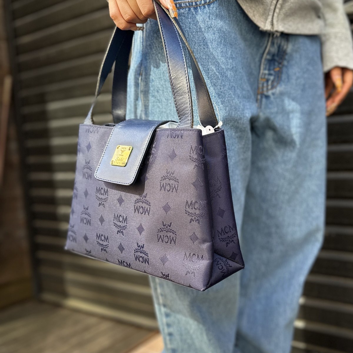MCM/エムシーエム ミニトートハンドバッグ 90年前後 (USED) | chameleon