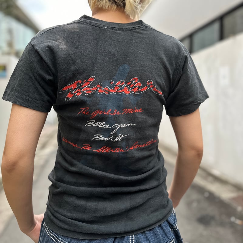 MICHEL JACKSON/マイケルジャクソン Thriller Tシャツ 80年代 Mad MICHEL JACKSON/マイケルジャクソン Thriller Tシャツ 80年代 Mad