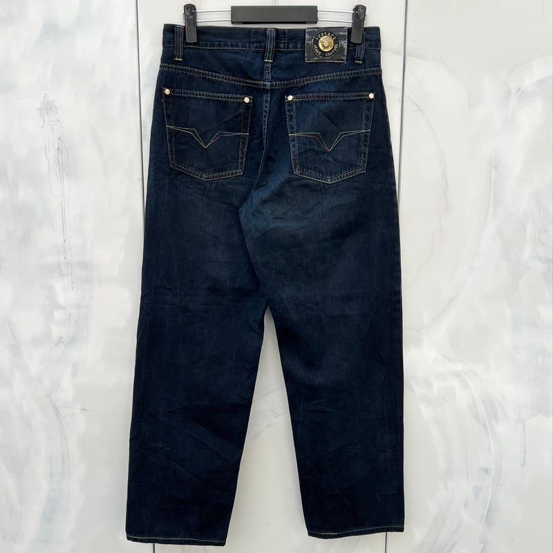 VERSACE/ベルサーチ ブラックジーンズ 90年代 Made in ITALY VERSACE/ベルサーチ ブラックジーンズ 90年代 Made in ITALY