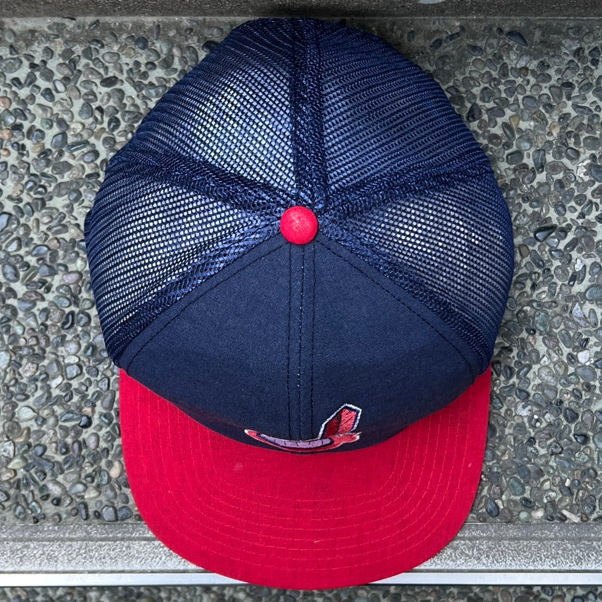 1990s Cleveland Indiansインディアンスビンテージキャップ Cleveland Indians NEW ERA カスタム デッドストック