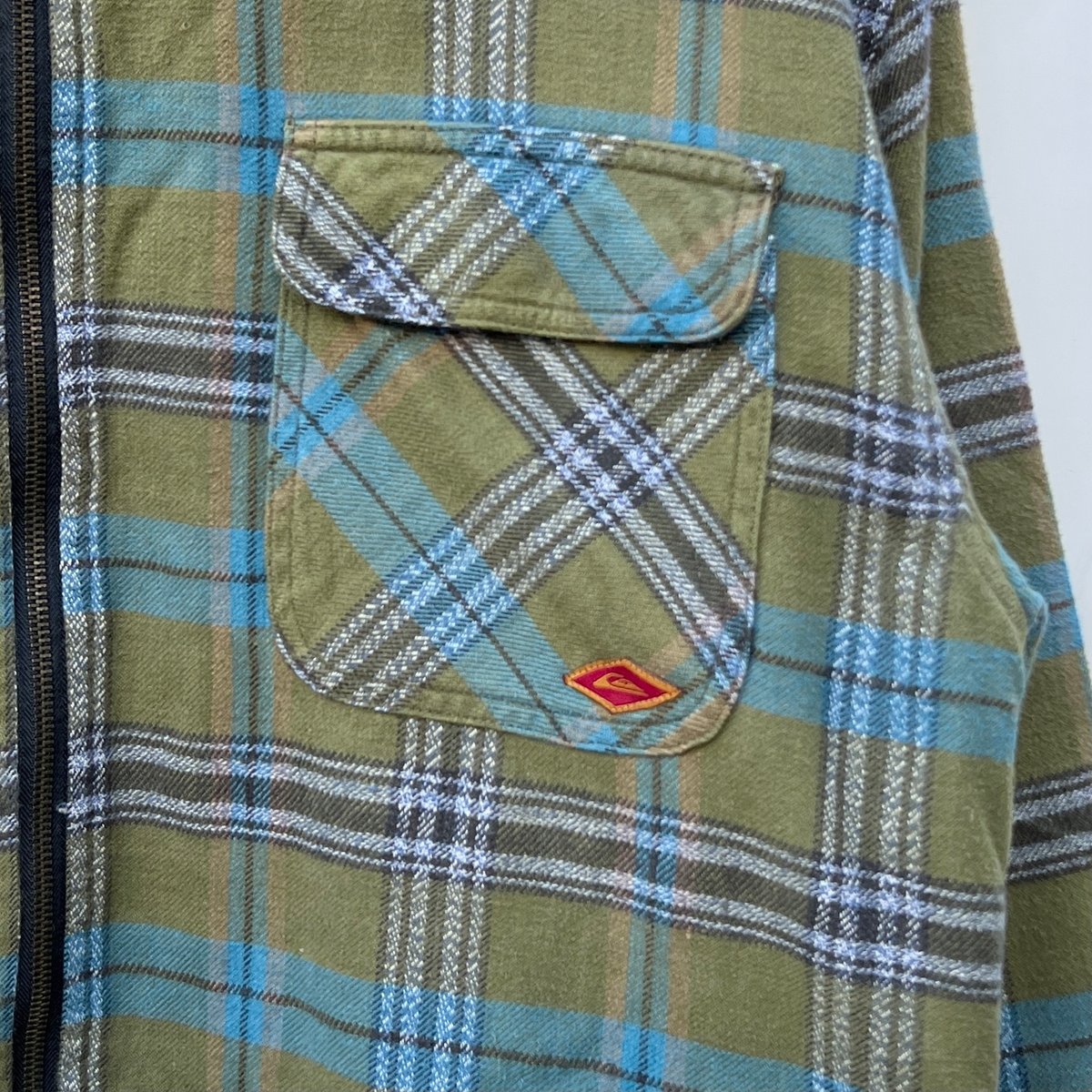 QUICK SILVER/クイックシルバー チェックシャツジャケット 90年代 (USED)