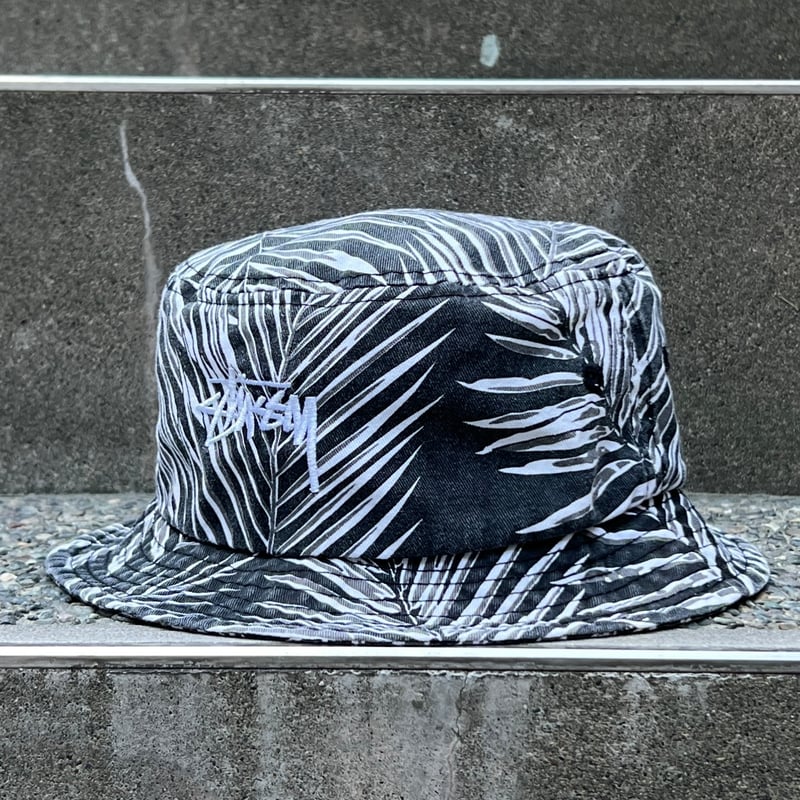 OLDSTUSSY総柄ハット 90's オールドステューシー デッドストック 総柄 バケットハット