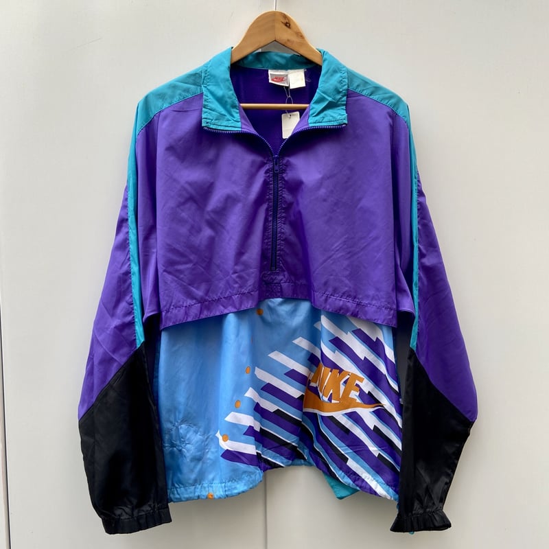 NIKE/ナイキ ナイロンプルオーバージャケット 90年前後 (USED