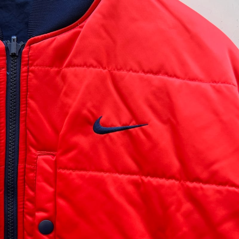 NIKE/ナイキ ビッグスウォッシュリバーシブル中綿ジャケット 90年代  