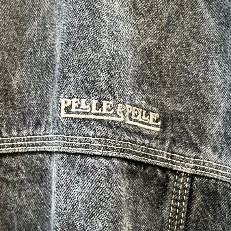 Pelle Pelle/ペレペレ ブラックデニム カバーオール ジャケット Pelle Pelle/ペレペレ ブラックデニム カバーオール ジャケット