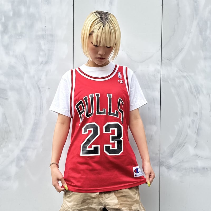 Champion/チャンピオン バスケットタンクトップ BULLS JORDAN 23 90年...