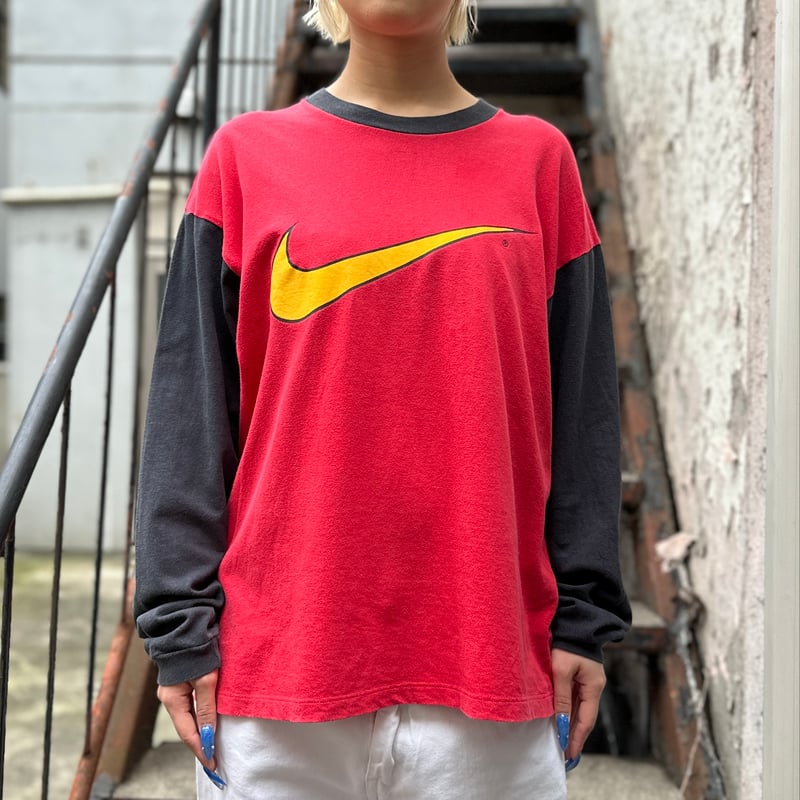 NIKE/ナイキ ビッグロゴロンT 90年代 Made in JAPAN (USED) | c NIKE/ナイキ ビッグロゴロンT 90年代 Made in JAPAN (USED) | c