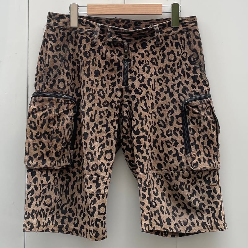 BACKLASHハンドカモフラプリントカーゴショーツ/バックラッシュレザーパンツ BACKLASHハンドカモフラプリントカーゴショーツ/バックラッシュ