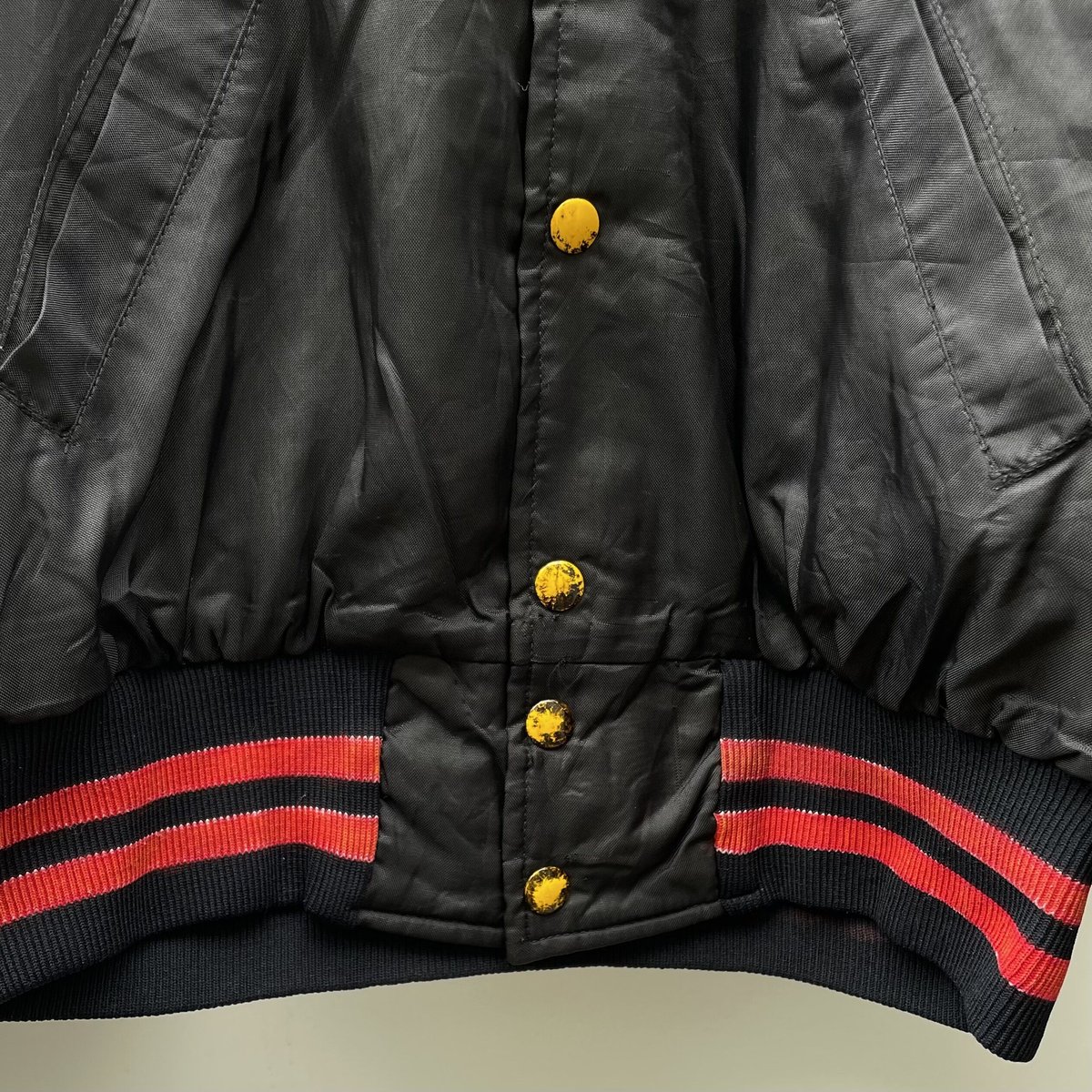 NHL BLACK HAWKS/シカゴブラックホークス ナイロンスタジャン 90 NHL BLACK HAWKS/シカゴブラックホークス ナイロンスタジャン 90