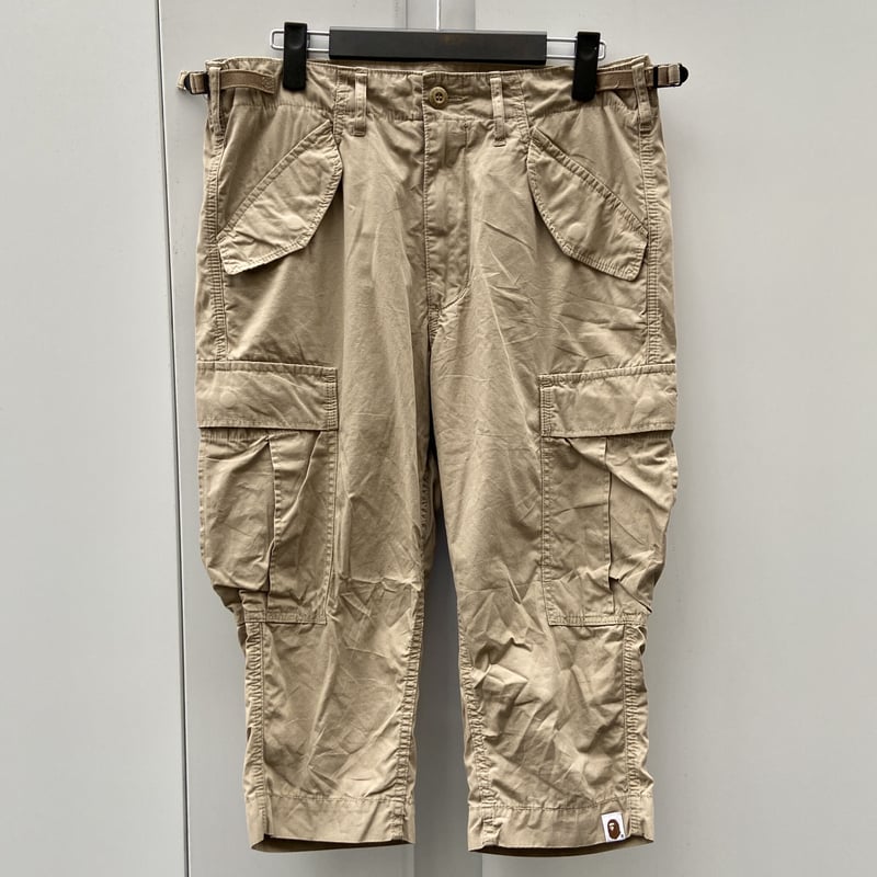 A BATHING APE/アベイシングエイプ カーゴ3/4パンツ 00年代 Made A BATHING APE/アベイシングエイプ カーゴ3/4パンツ 00年代 Made