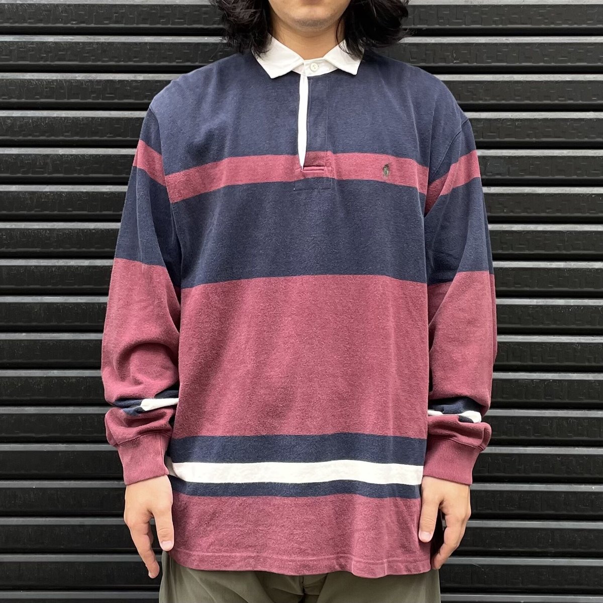 Polo Ralph Lauren/ポロラルフローレン ラガーシャツ 00年前後 