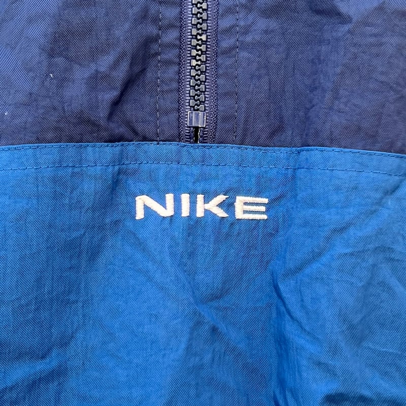 NIKE/ナイキ ハーフジップフードジャケット 90年代 (USED NIKE/ナイキ ハーフジップフードジャケット 90年代 (USED