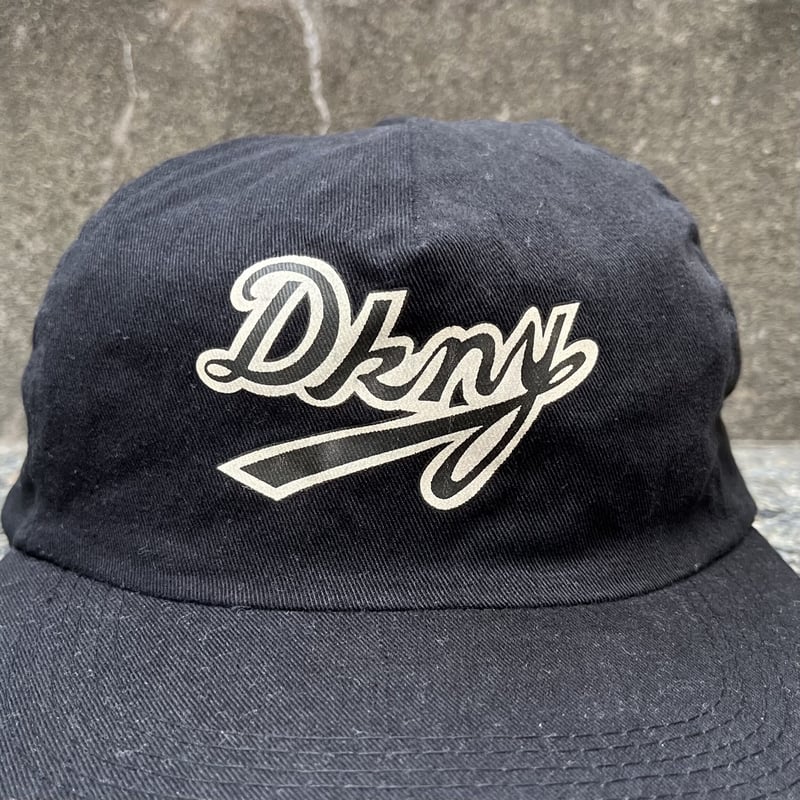 DKNY/ダナキャランニューヨーク ロゴキャップ 90年代 Made in USA (DEAD