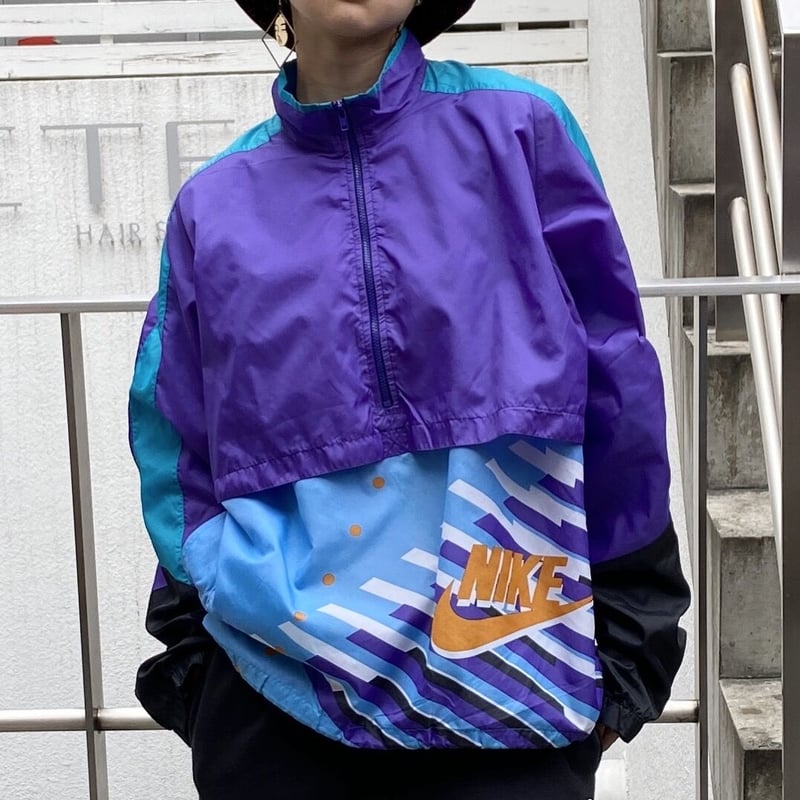 NIKE/ナイキ ナイロンプルオーバージャケット 90年前後 (USED ...