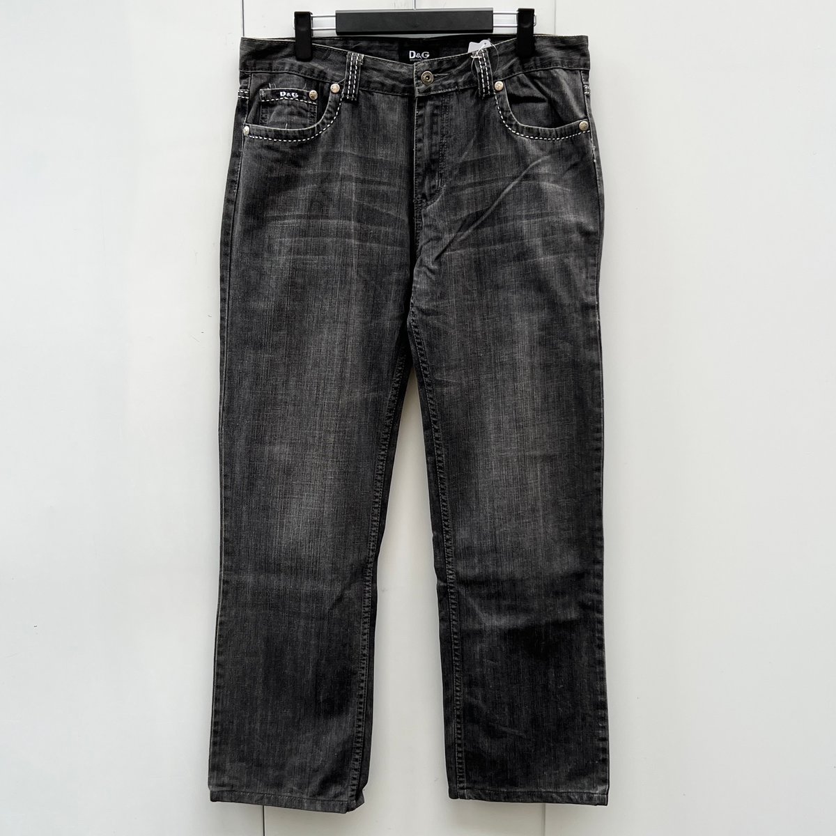 D&G/ドルチェ&ガッパーナ ブラックジーンズ 00年代 Made in D&G/ドルチェ&ガッパーナ ブラックジーンズ 00年代 Made in