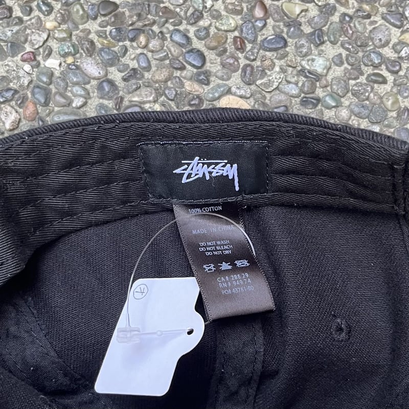 Stussy★ステューシー ブラック キャップ☆USA製 STUSSY/ステューシー ロゴキャップ 10年代 (USED) | chameleon we