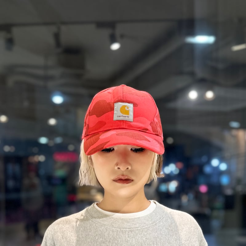 A BATHING APE × CARHARTT コラボキャップ ☆新品☆ carhartt × bape スナップバック キャップ カーハート