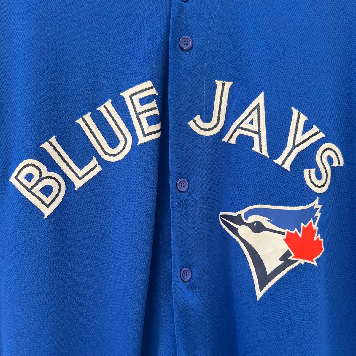 【初売り】 MAJESTIC ブルー トロント BLUEJAYS/マジェスティック MLB 応援ユニフォーム、ウエア