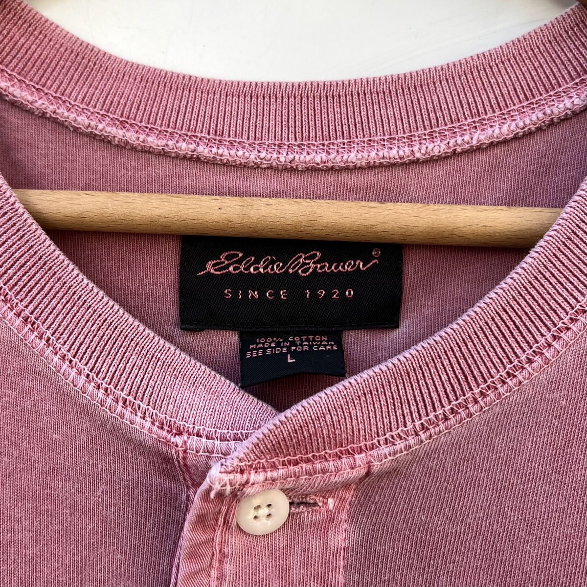 EDDIE BAUER/エディーバウアー ヘンリーネックTシャツ 90年代 EDDIE BAUER/エディーバウアー ヘンリーネックTシャツ 90年代