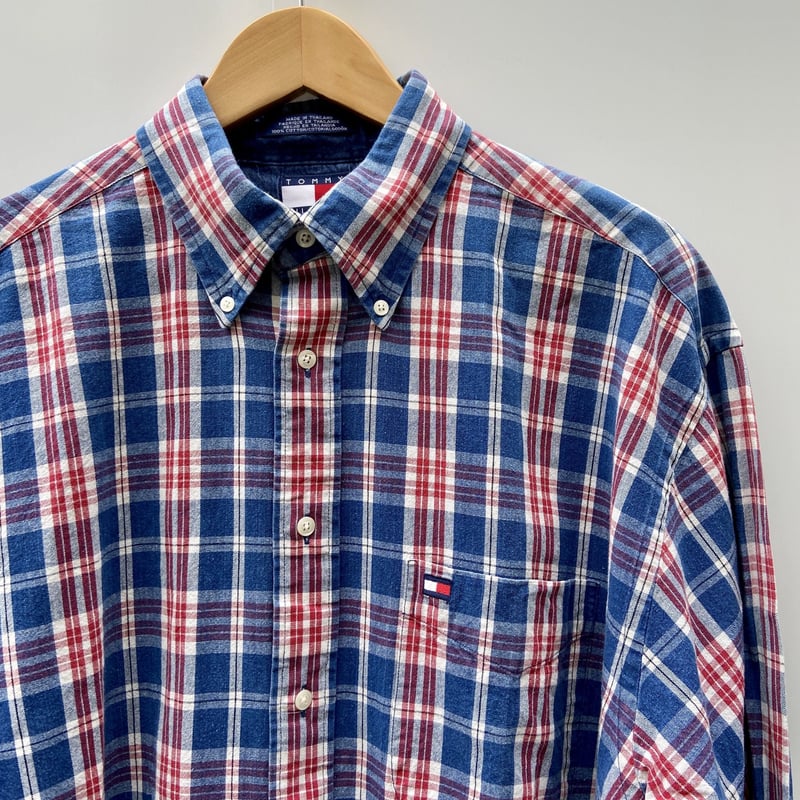 TOMMY HILFIGER/トミーヒルフィガー チェックシャツ 90年代