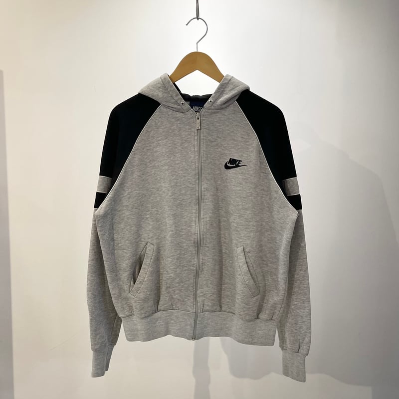 NIKE/ナイキ ジップフードスウェット 80年代 紺タグ (USED NIKE/ナイキ ジップフードスウェット 80年代 紺タグ (USED