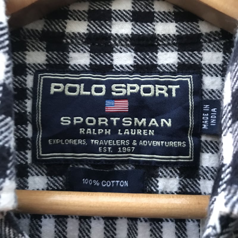 POLOSPORT/ポロスポーツ SPORTSMAN チェックネルシャツ 90年代 (USED...