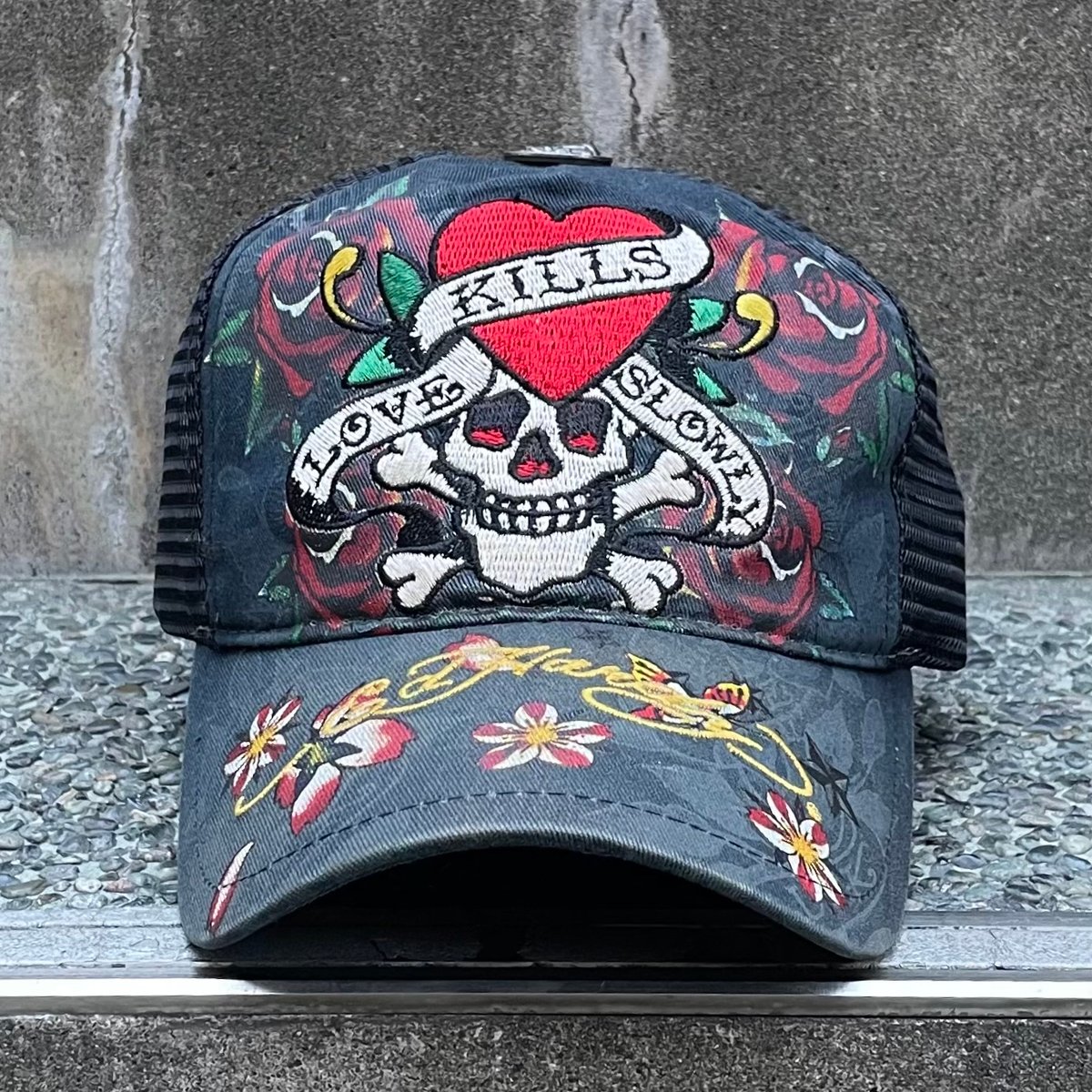 Ed Hardy エドハーディー メッシュキャップ 平成 y2k グランジ