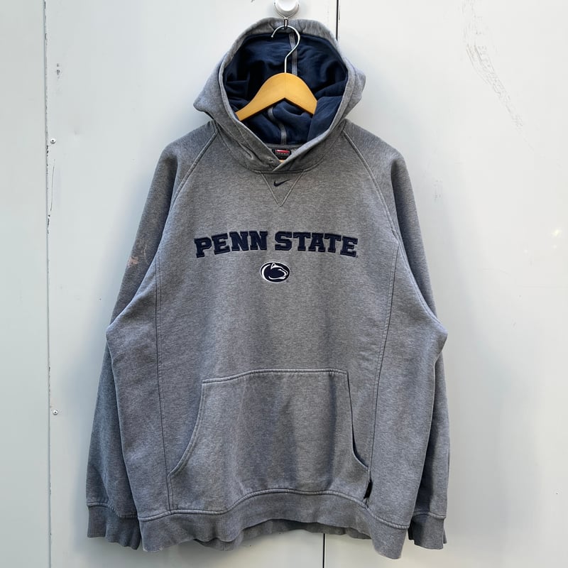 NIKE/ナイキ PENN STATE ロゴフードスウェット 00年前後 (USED