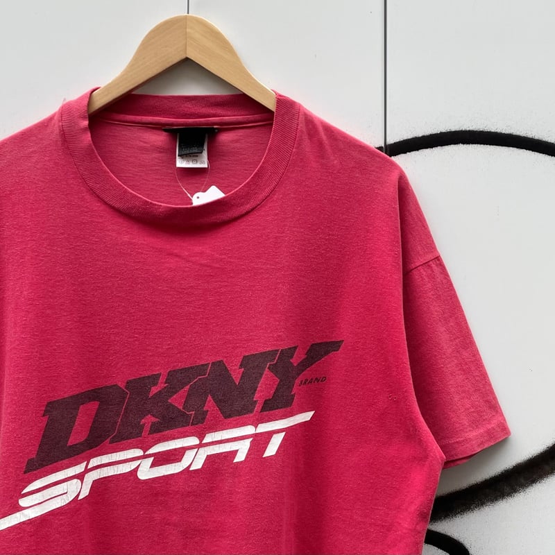 DKNY/ダナキャランニューヨーク ロゴTシャツ 90年代 Made in USA (USED...