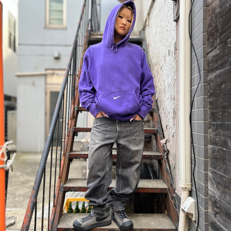 NIKE/ナイキ センタースウォッシュ フードスウェット 00年代 NIKE/ナイキ センタースウォッシュ フードスウェット 00年代