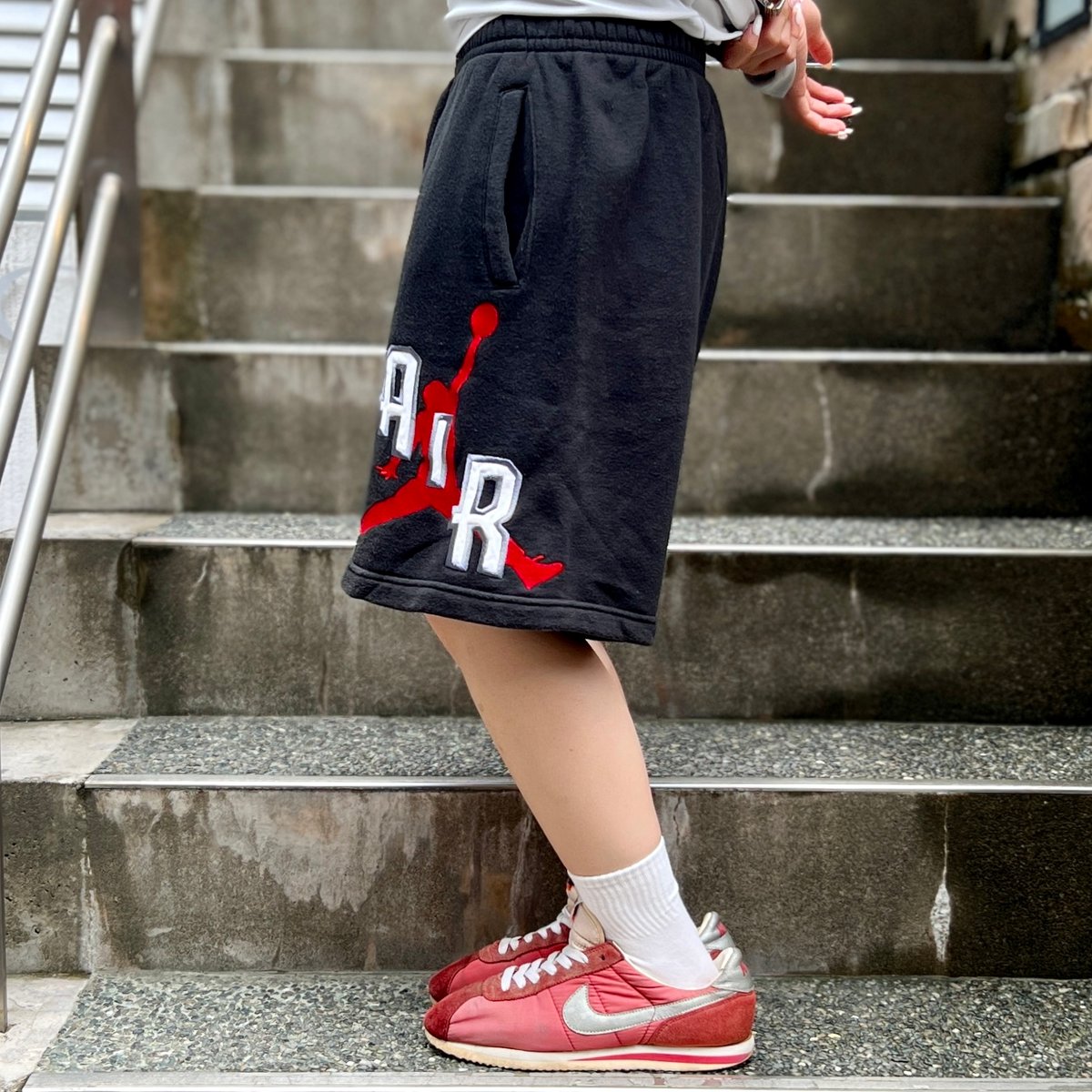 ナイキ　ジョーダン　ハーフパンツ　90年代　白タグ　当時物 ナイキ ジョーダン ハーフパンツ 90年代 白タグ - メルカリ