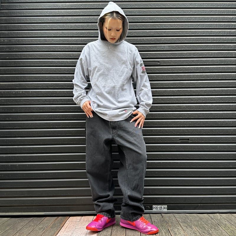Stussy グレー フード付きスウェット stussy グレー パーカー フード付き old stussy