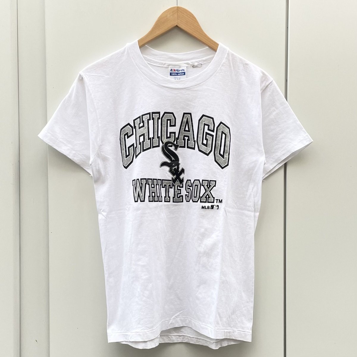 90年代 フルーツオブザルーム FRUIT OF THE LOOM MLB CHICAGO WHITE SOX シカゴホワイトソックス スポーツプリントTシャツ メンズM ヴィンテージ /eaa323829