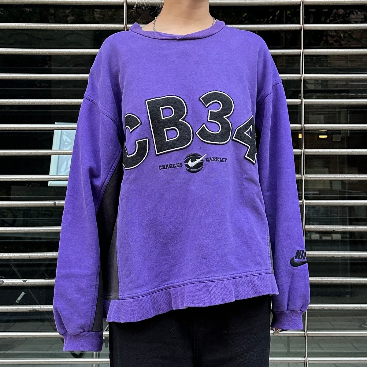 NIKE/ナイキ チャールズバークレー ロゴスウェット 90年代 (USED NIKE/ナイキ チャールズバークレー ロゴスウェット 90年代 (USED