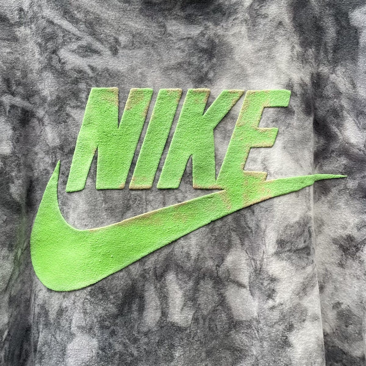 NIKE/ナイキ ムラ染ロゴTシャツ 90年前後 Made In USA (USED)