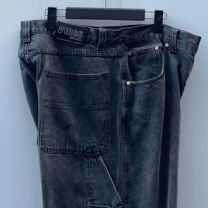 VIBES JEANS/バイブスジーンズ ブラックペインタージーンズ 90年代 
