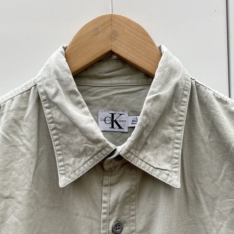 Calvin Klein Jeans/カルバンクラインジーンズ ワークシャツ 90年代 (US