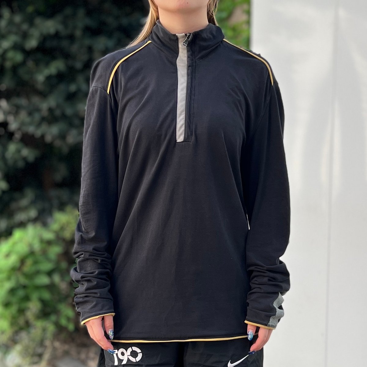 HUGO BOSS/ヒューゴボス ハーフジップ 切り替え ロングスリーブ HUGO BOSS/ヒューゴボス ハーフジップ 切り替え ロングスリーブ