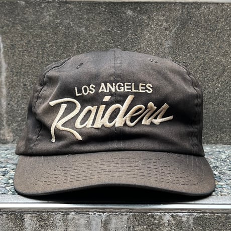 90s ヴィンテージ NFL RAIDES 面倒臭 レイダース メッシュキャップ 