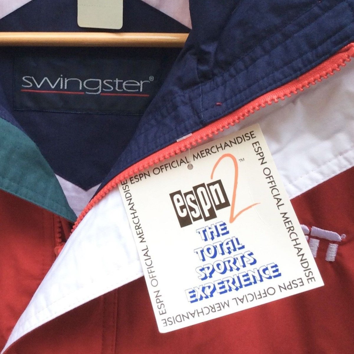 ESPN/イーエスピーエヌ 切り替えナイロンジャケット 90年代 (DEADSTOCK