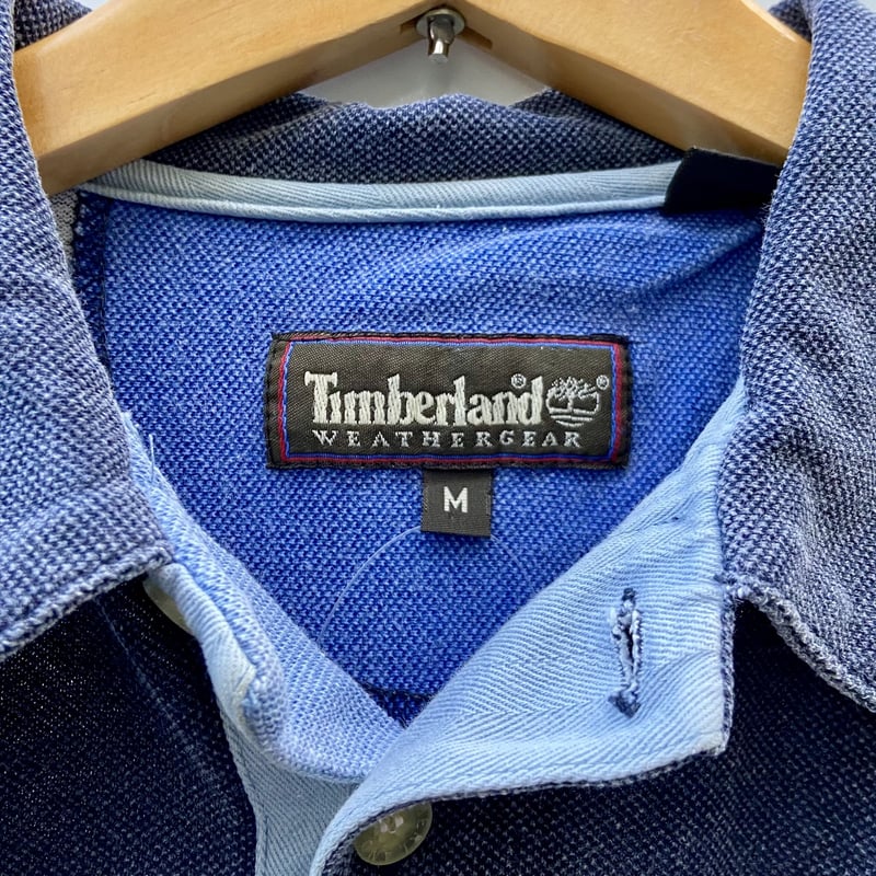 Timberland/ティンバーランド 鹿の子ボーダーポロシャツ 90年代 (USED