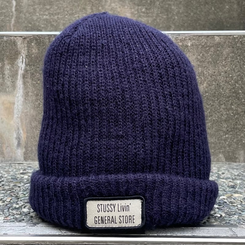 STUSSY/ステューシー ロゴニットキャップ 00年代 Made in USA (USED) 