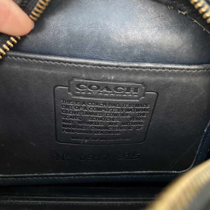 COACH/コーチ レザースモールショルダーポーチ 90年代 Made in COACH/コーチ レザースモールショルダーポーチ 90年代 Made in