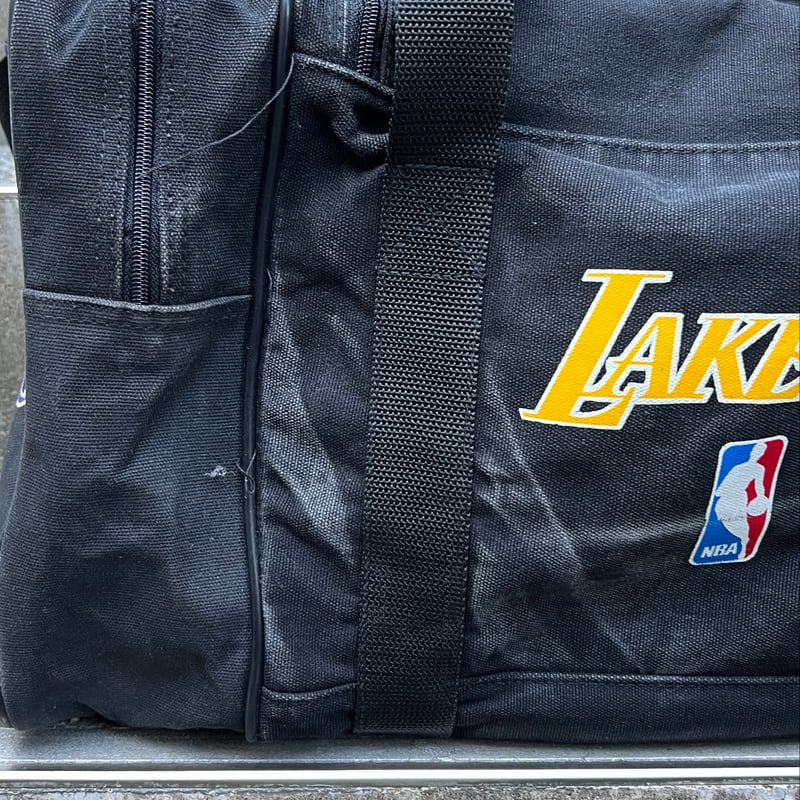 ビンテージ90s NBA LAKERS ドラムバッグボストンバッグLA