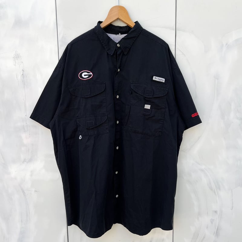 Columbia PFGシャツ フィッシング オムニシェイド　デッドストック Columbia PFG オムニシェイド 半袖フィッシングシャツ ブルー